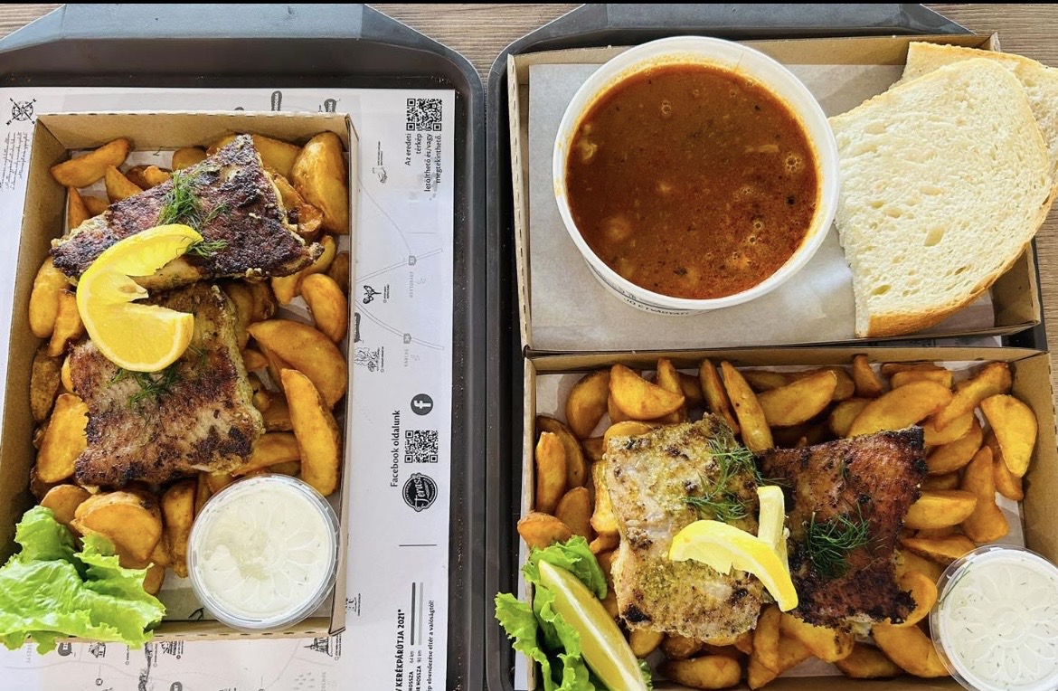 Harcsa steak és halászlé